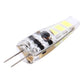 6-LED SMD 5730 DC 12V silicone LED module close-up, clear lens, 2 pins