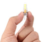 6-LED SMD 5730 DC 12V silicone LED module held by hand, 2-pin clear body