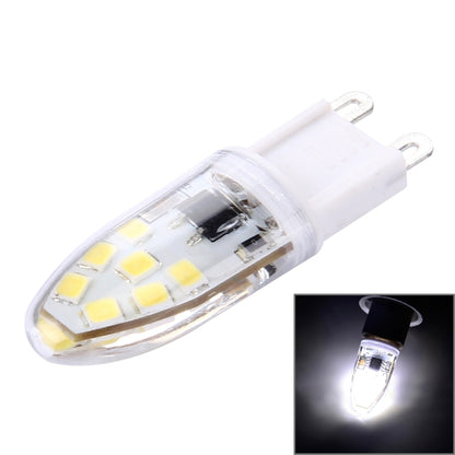 Dimmable LED G9 bulb with clear capsule and 14 SMD LEDs, bright white light