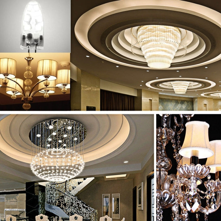 Indoor lighting promo collage showing ceiling fixtures and chandelier-style bulbs