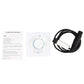 USB to DMX512 adapter cable with instruction sheet and included disc