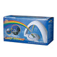 Lucky Rainbow LED projection night light retail box with curved lamp and rainbow design