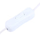 Inline on/off switch controller on white waterproof LED strip cable