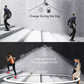 Solar LED wall light with motion sensor, mounted on outdoor wall