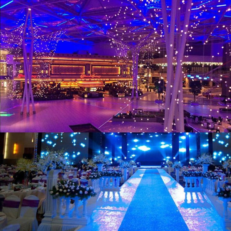 LED light bulbs for event lighting in a large indoor hall