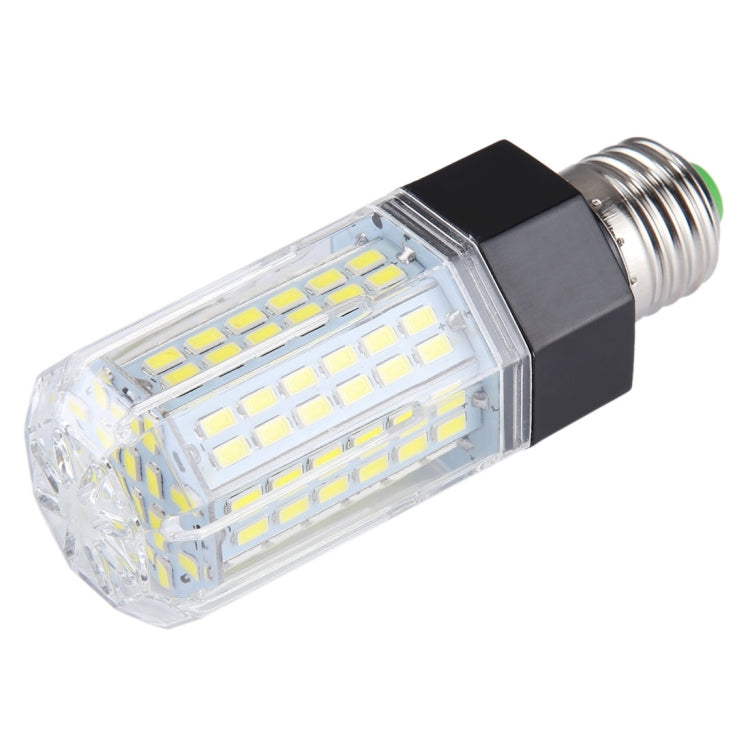 E27 LED energy-saving bulb with clear body and visible SMD LED chip array