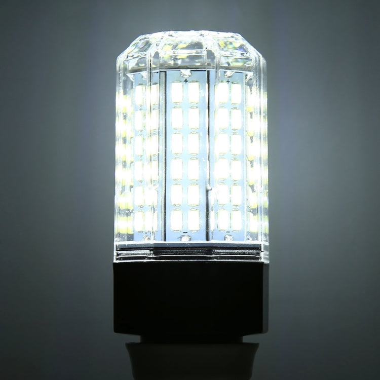 E27 LED energy-saving bulb lit warm white, clear glass and black base