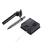 Solar stake light components: panel mount, stake, and control module with wire