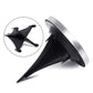 Solar ground LED light, 12 LEDs, angled round top with three-point ground spike