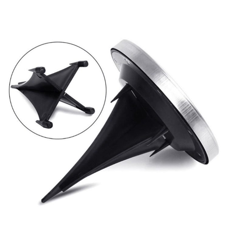 Solar ground LED light, 12 LEDs, angled round top with three-point ground spike
