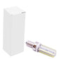 104-LED E14 filament LED bulb with transparent glass and metal screw base, with box
