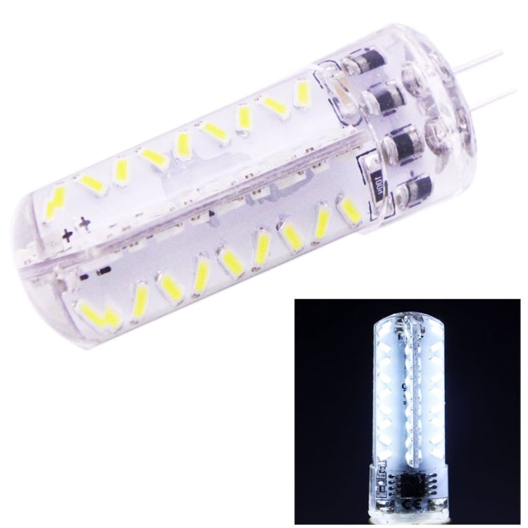 Clear G4 LED capsule bulb with white LED chips and two metal pins