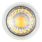 MR16 LED spotlight with warm yellow LED rings inside clear reflector