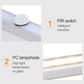 Wall-mounted LED sensor light bar with built-in round PIR motion detector