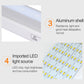 Aluminum housing LED light bar with visible LED circuit board and multiple chips