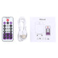 Voice-controlled LED laser starlight projection lamp accessories: remote, cable, manual