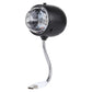 Black USB LED laser projection lamp with clear lens and USB power cable
