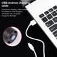 USB charging cable with white connectors for mini flashlight