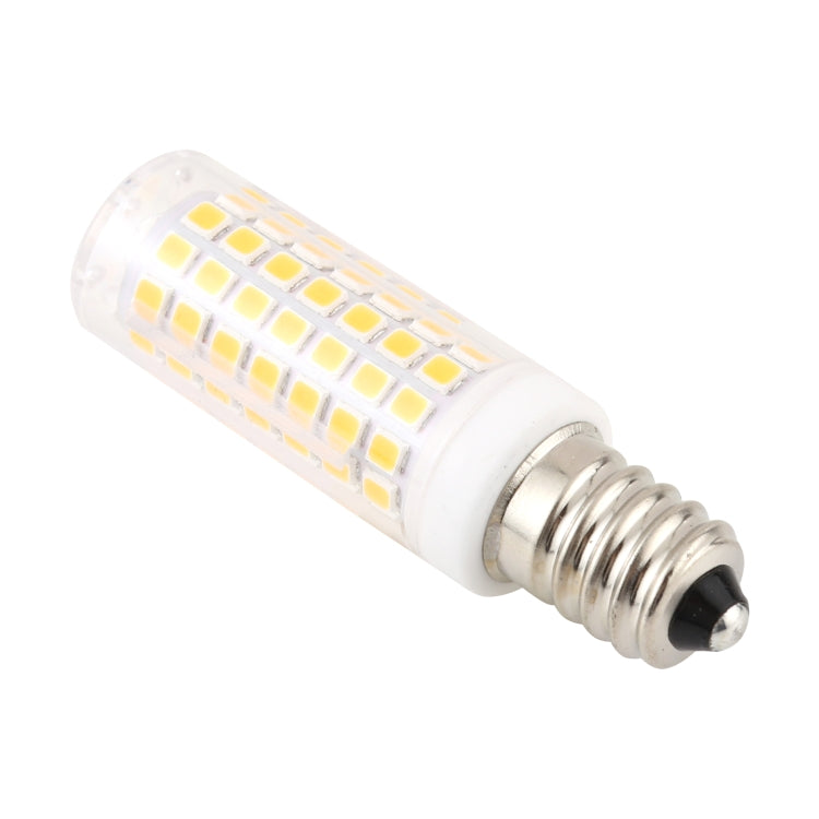 Dimmable E14 LED corn bulb with 88 SMD LEDs and silver screw base