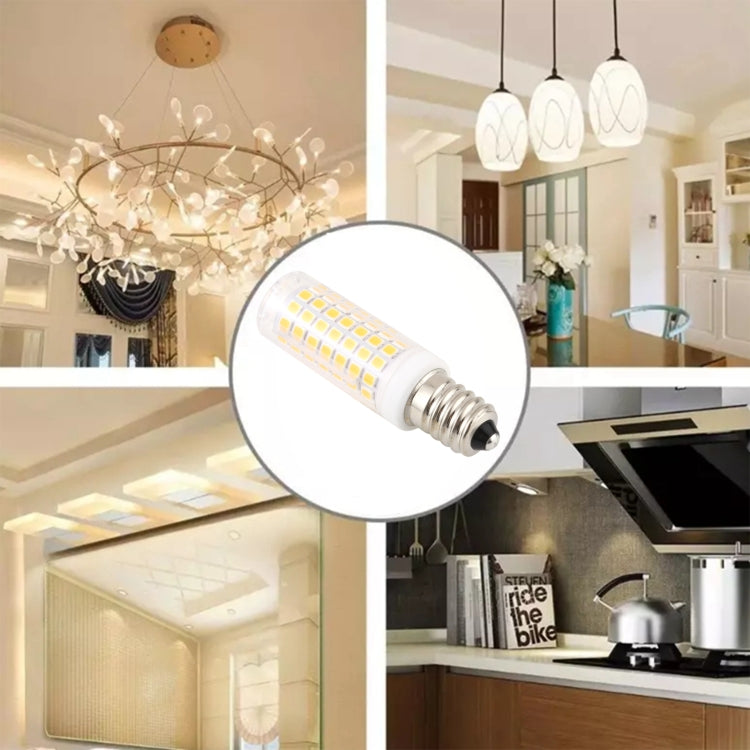 Dimmable E14 LED corn bulb with 88 SMD LEDs, with magnified inset