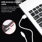 USB charging cable for LED work light, white cable with USB plug