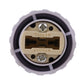 E27 to G9 lamp holder adapter bottom view showing TM618 and 250V2A terminals