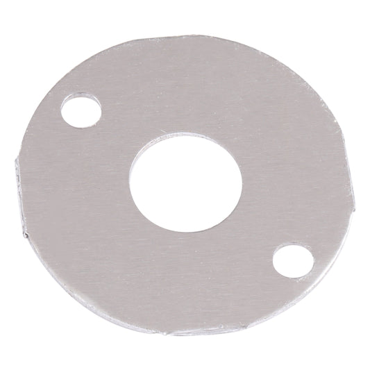 Circular LED module base plate with mounting holes