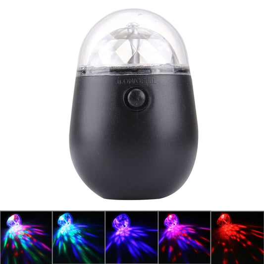 Black LED waterproof bike mount light with clear top dome and round power button
