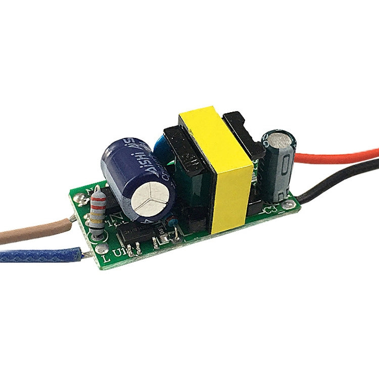 Isolated LED driver PCB module with yellow transformer and two output wires