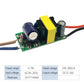 Isolated LED driver PCB with blue capacitor and red/black output leads