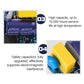 LED driver circuit board with safety capacitors and yellow power inductor