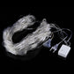 200-LED string light set with clear wires and EU plug control box