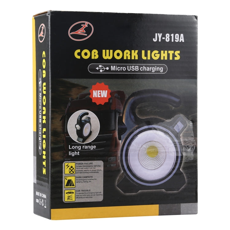 COB work lights box packaging for handheld camping lamp, model JY-819A