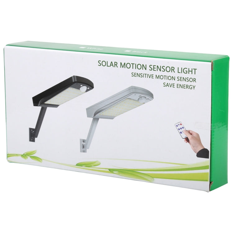 Solar motion sensor wall light retail box with remote control