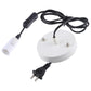 E14 wire cap lamp holder with white base, inline switch, US plug, and extension cable