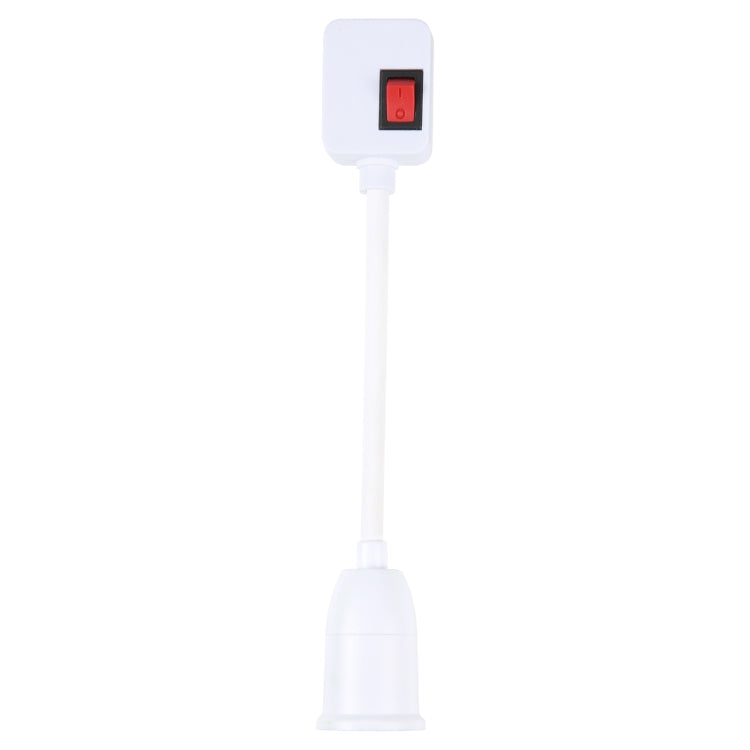 Flexible E27 bulb socket adapter with inline on/off switch and US plug