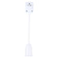 E27 bulb holder extension cord with US two-prong plug