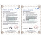 Regulatory compliance certificate set for LED power supply