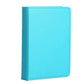 Blue PU night light case with stitched border, slim rectangular shape