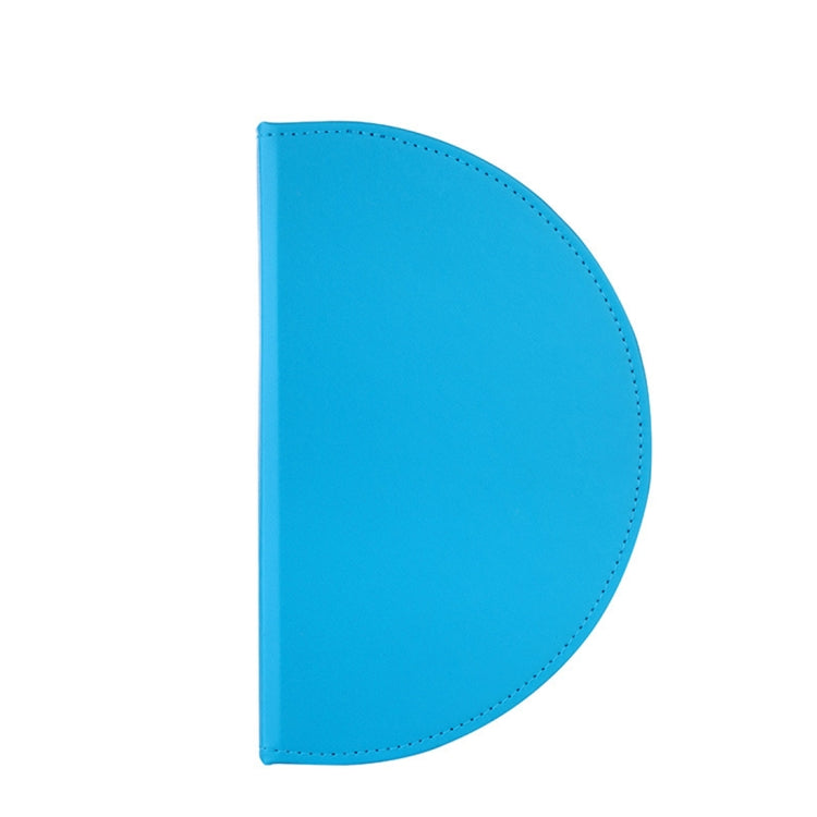 Blue semicircle night light, single piece with stitched border