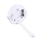 Toilet seat night light base showing open battery compartment and contacts