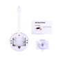 Toilet seat night light with wall plug, open base, and instruction packet