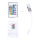 LED RGB controller kit with remote, wiring cable, and instruction sheet