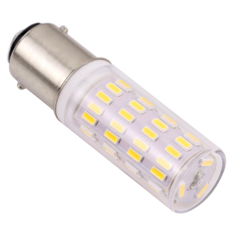 LED corn light bulb with frosted sleeve and SMD LED array, silver metal cap