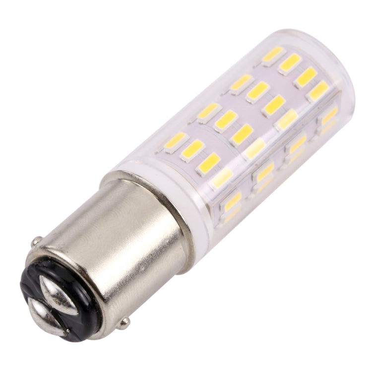 LED corn light bulb with bayonet-style black socket end and SMD LED array