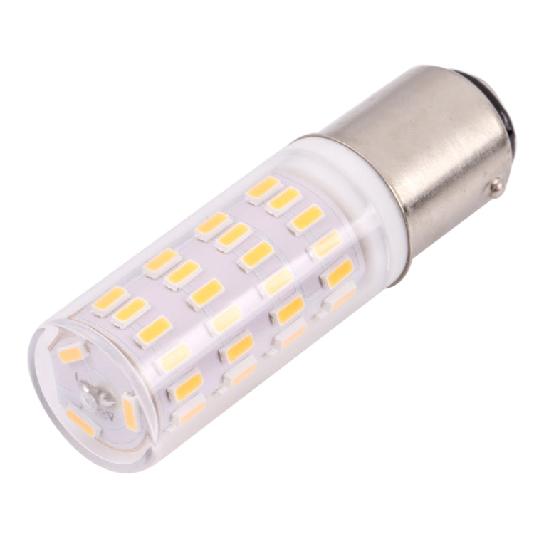 LED corn light bulb with frosted lens and SMD LEDs, silver metal end cap