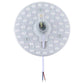 Round LED panel light module with many LED beads and white power cable
