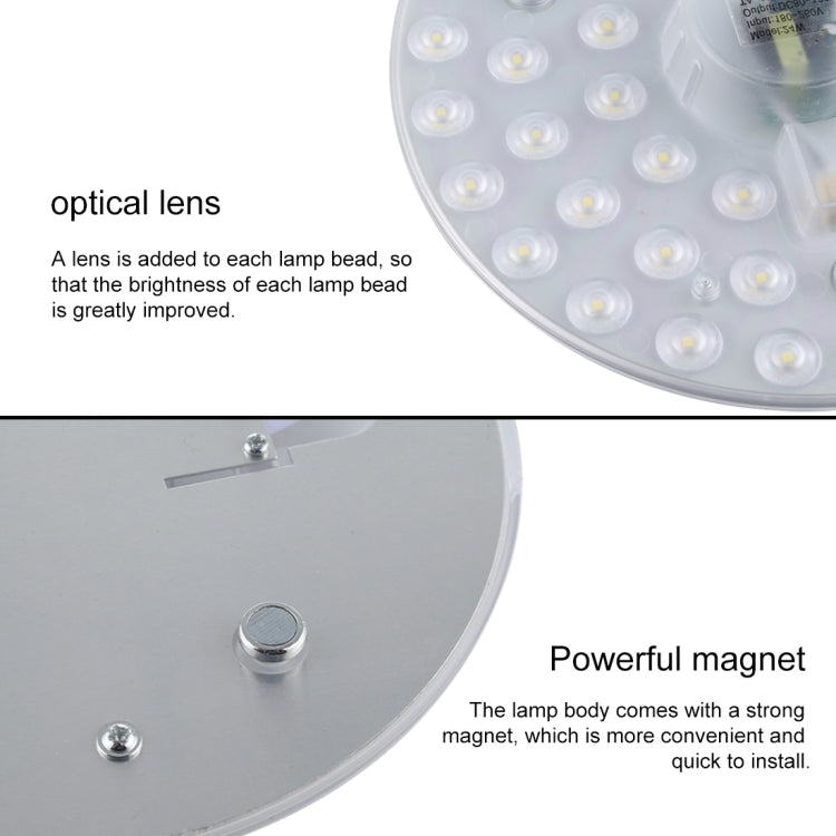 LED panel module close-up showing LED beads and magnetic mounting points