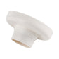 E27 lamp base socket adapter, white side view with threaded ring opening