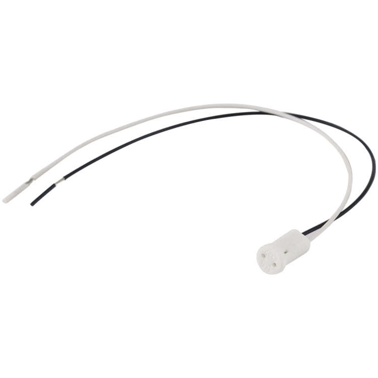 G4 LED bulb socket holder cable set, two-wire leads with white 2-pin connector